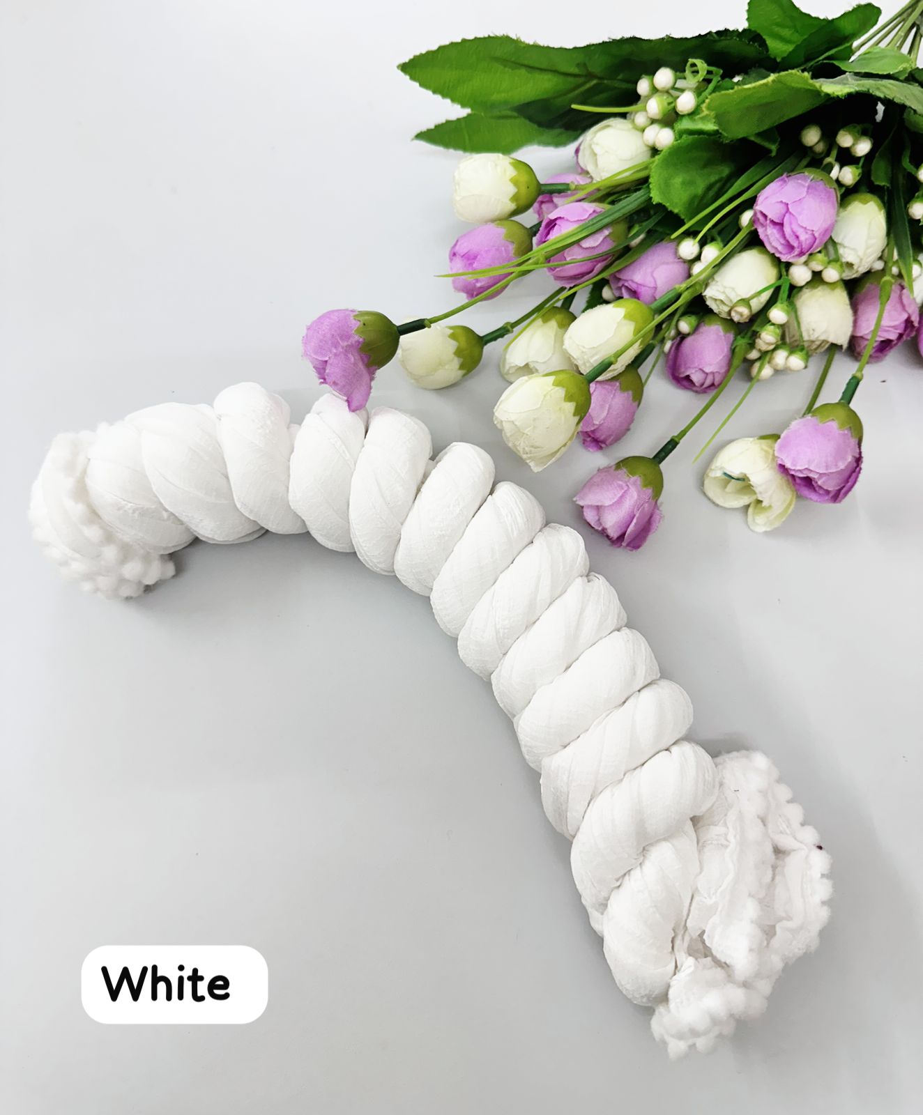 White Cotton Blend Dupatta for Women | Elegant Daily Wear | 2.5 Meters