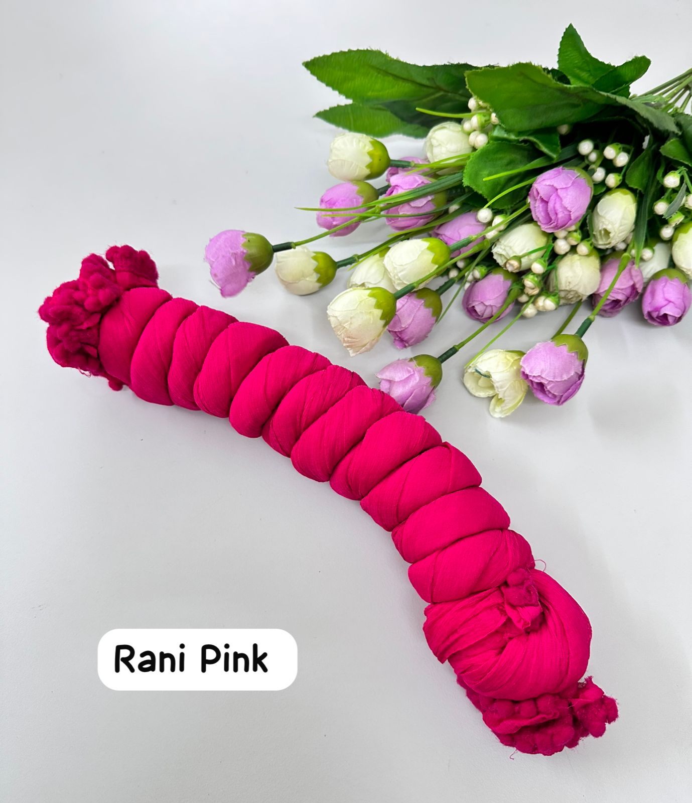 Rani Pink Cotton Blend Dupatta for Women | Elegant Daily Wear | 2.5 Meters