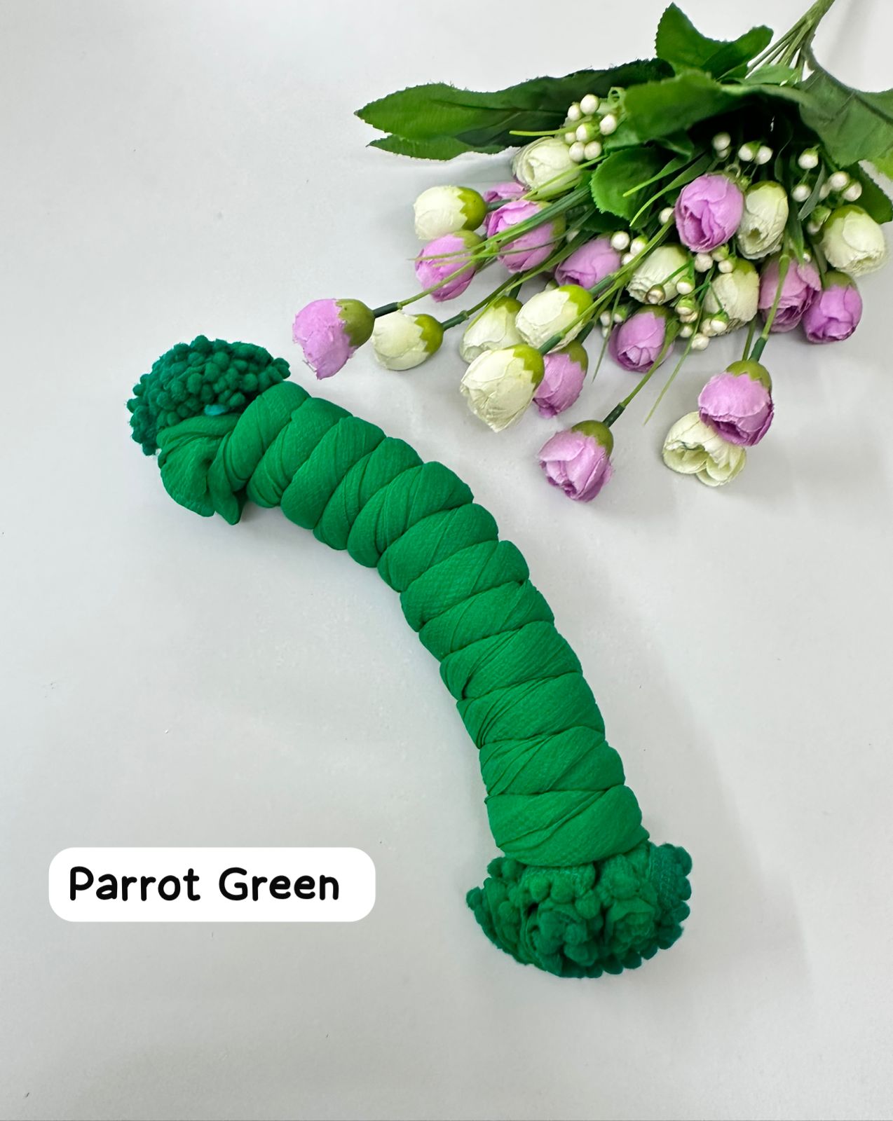 Parrot Green Cotton Blend Dupatta for Women | Elegant Daily Wear | 2.5 Meters